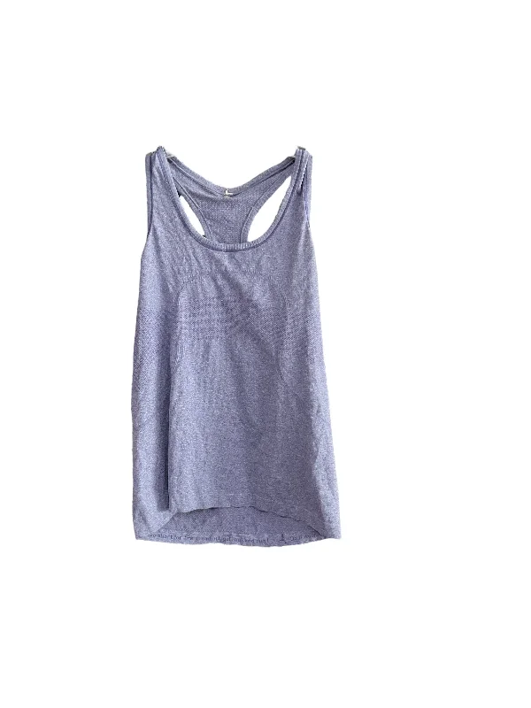 Seamless Yoga Tops for Maximum Comfort -Athletic Tank Top By Lululemon In Blue, Size: 10