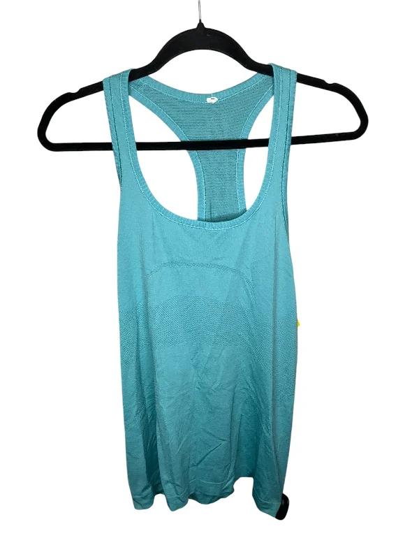 Women's Yoga Tops for Outdoor Activities -Athletic Tank Top By Lululemon In Blue, Size: 10 Women's Yoga Tops for Outdoor Activities -Athletic Tank Top By Lululemon In Blue, Size: 10