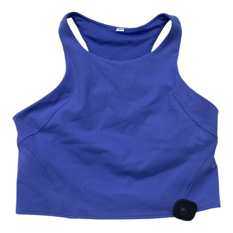 Yoga Tops with Lightweight Design -Athletic Tank Top By Lululemon In Blue, Size: 12