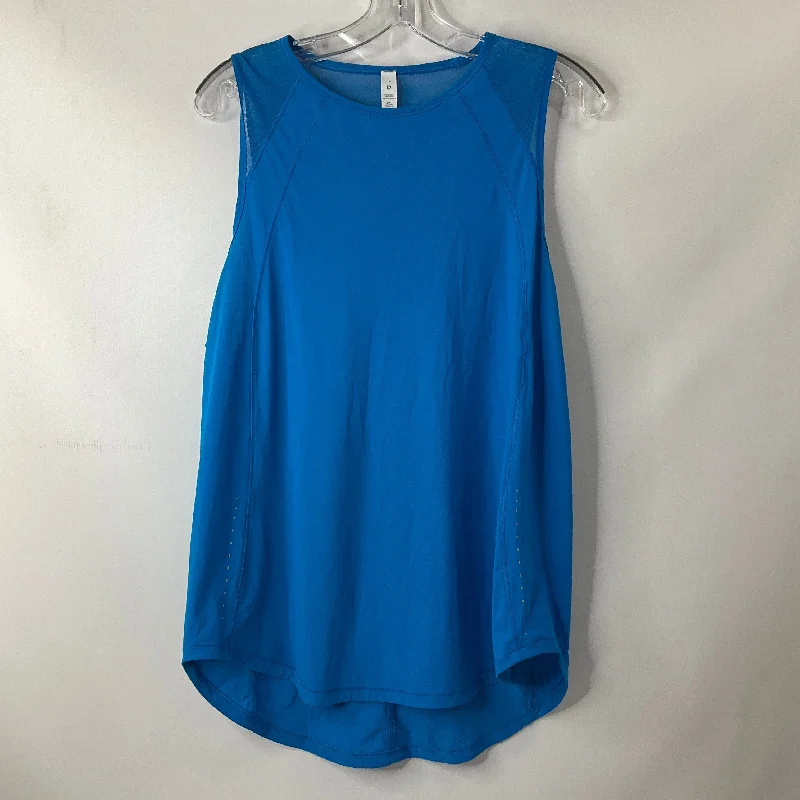 Yoga Tops for Comfort and Endurance -Athletic Tank Top By Lululemon In Blue, Size: 12