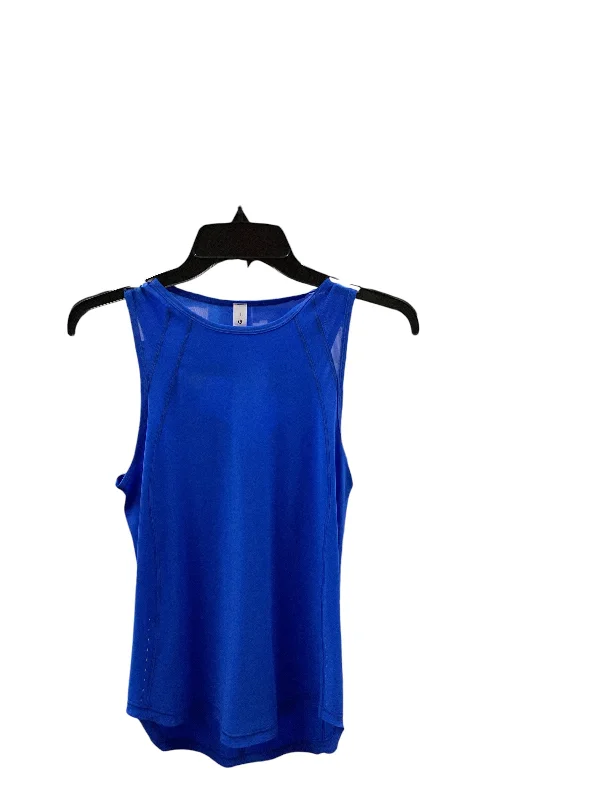 Lightweight Yoga Tops for Warm Weather -Athletic Tank Top By Lululemon In Blue, Size: 2