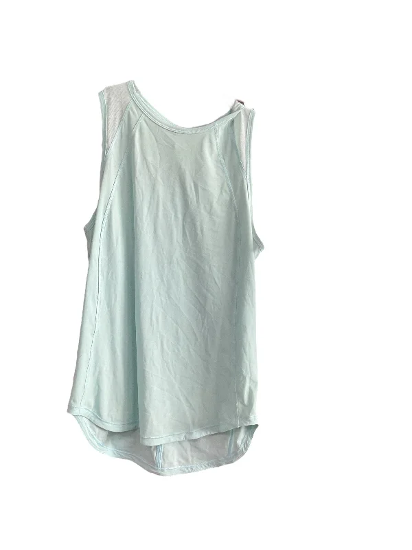 High-Waisted Yoga Tops for Support and Comfort -Athletic Tank Top By Lululemon In Blue, Size: 2