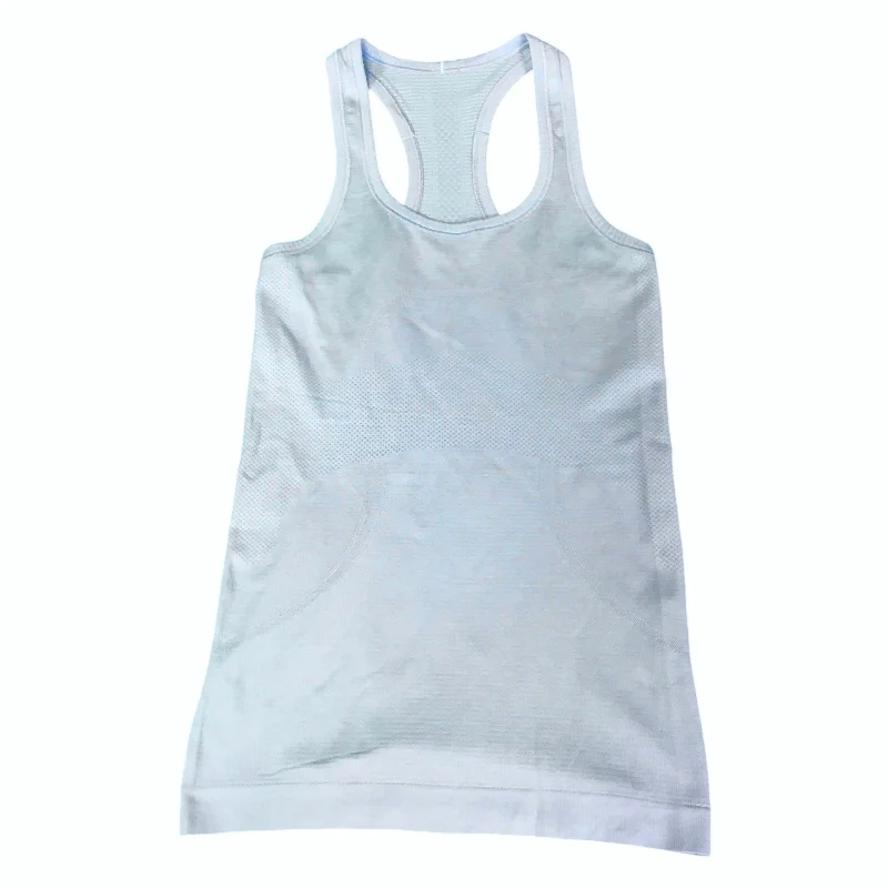 Best Yoga Tops for Comfort -Athletic Tank Top By Lululemon In Blue, Size: 2