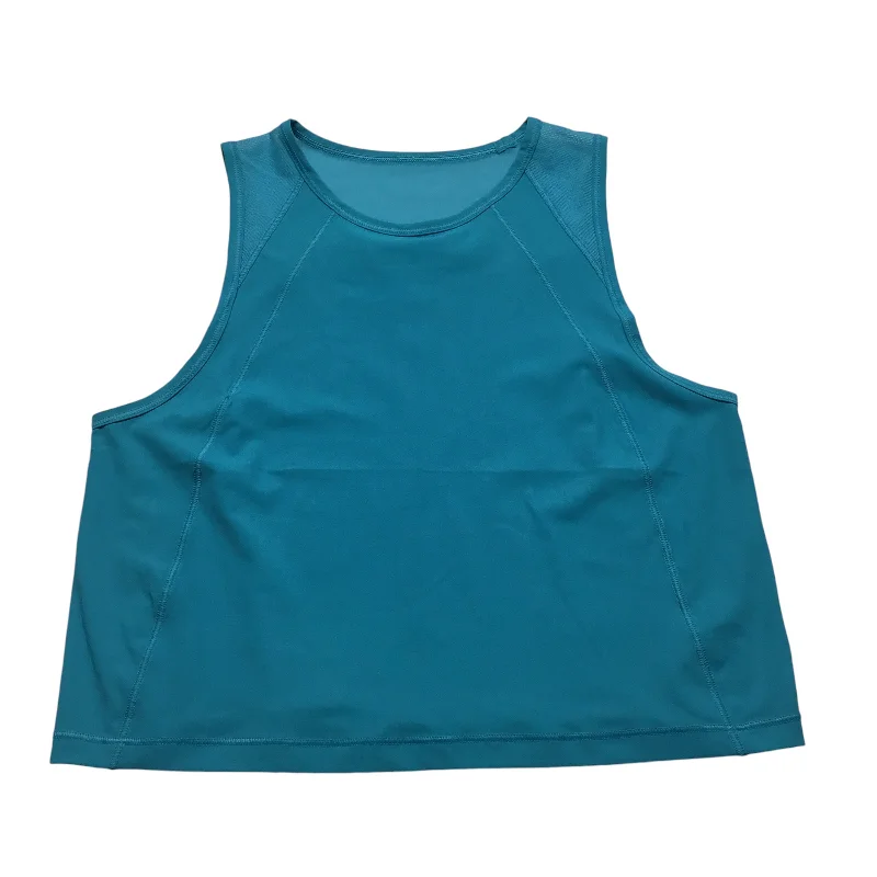 Women's Yoga Tops for Daily Wear -Athletic Tank Top By Lululemon In Blue, Size: 2