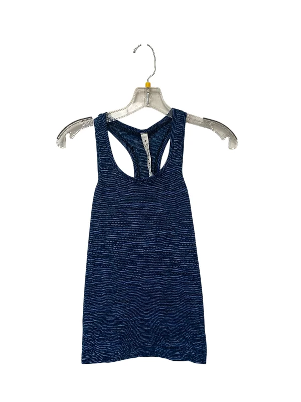 Yoga Tops for Easy Movement and Comfort -Athletic Tank Top By Lululemon In Blue, Size: 2 Yoga Tops for Easy Movement and Comfort -Athletic Tank Top By Lululemon In Blue, Size: 2