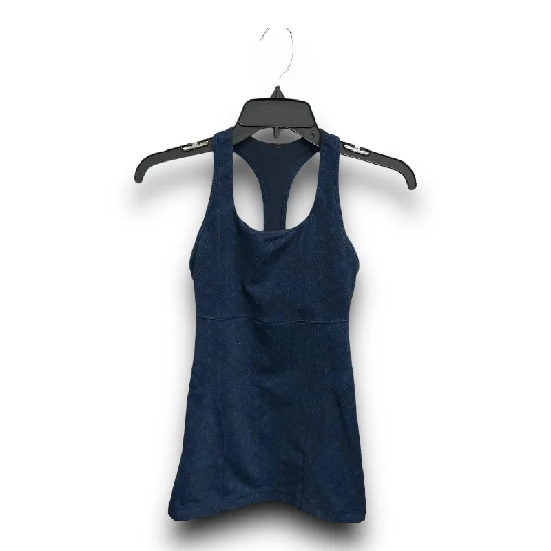 Crop Yoga Tops for Women -Athletic Tank Top By Lululemon In Blue, Size: 4