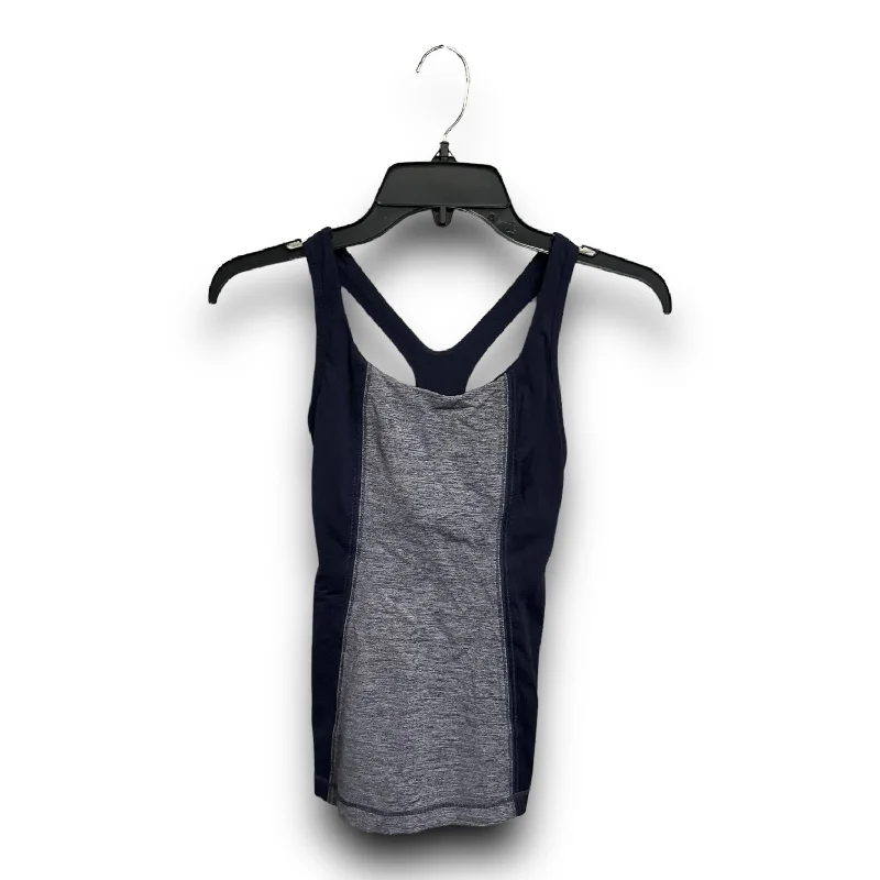 Tank Style Yoga Tops -Athletic Tank Top By Lululemon In Blue, Size: 4