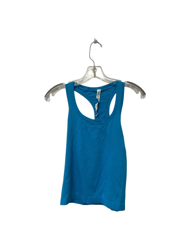 Women's Yoga Tops with Soft, Stretchy Fit -Athletic Tank Top By Lululemon In Blue, Size: 4 Women's Yoga Tops with Soft, Stretchy Fit -Athletic Tank Top By Lululemon In Blue, Size: 4