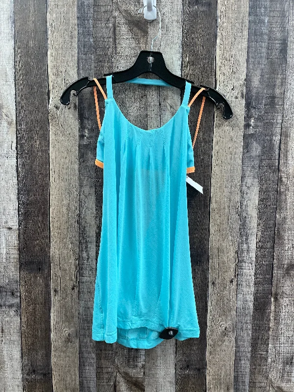 Women's Yoga Tops with Breathable Material -Athletic Tank Top By Lululemon In Blue, Size: 4