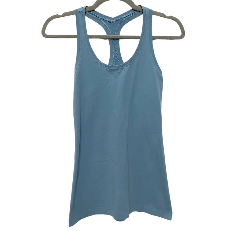 Yoga Tops for Full Support -Athletic Tank Top By Lululemon In Blue, Size: 4