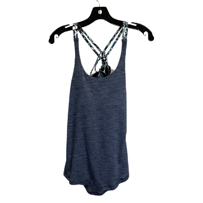 Women's Yoga Tops for Soft Comfort -Athletic Tank Top By Lululemon In Blue, Size: 6