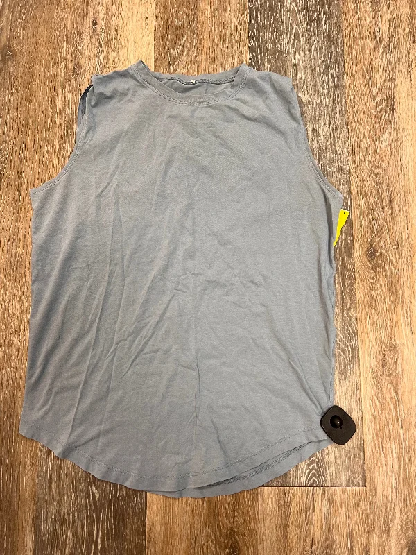 Yoga Tops for Extra Support and Comfort -Athletic Tank Top By Lululemon In Blue, Size: 6