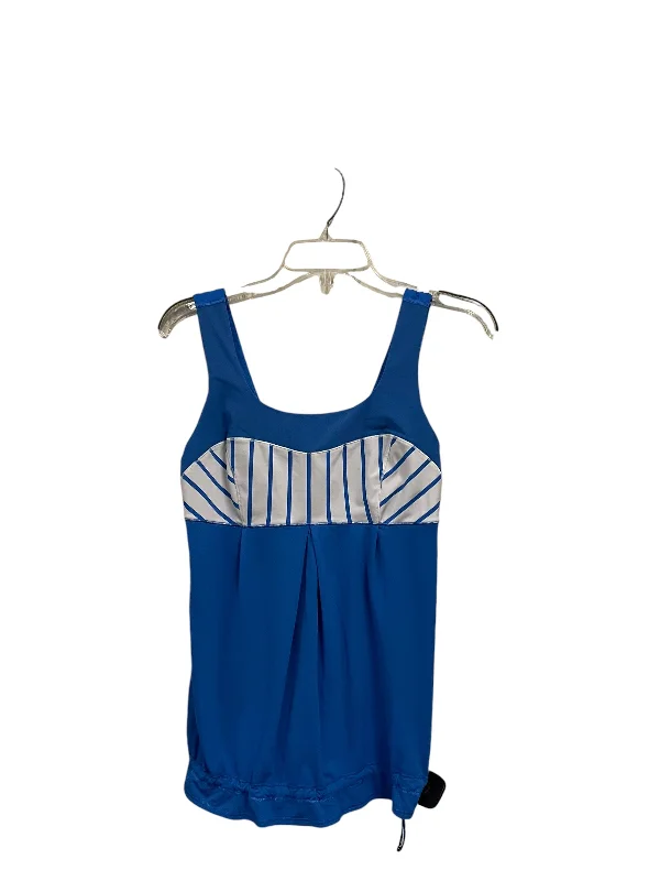 Yoga Tops with Moisture-Wicking Fabric -Athletic Tank Top By Lululemon In Blue, Size: 6
