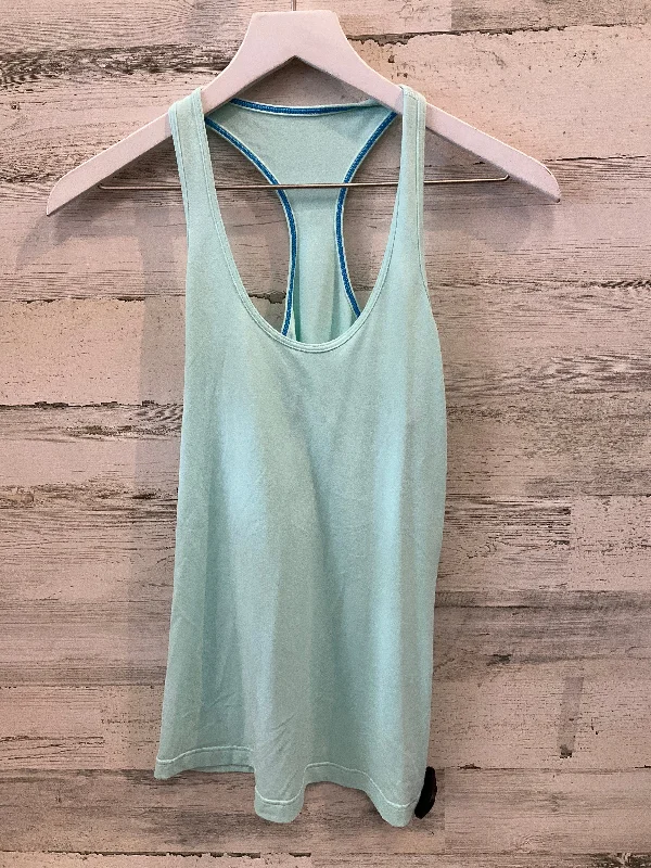 Yoga Tops for Extra Support and Comfort -Athletic Tank Top By Lululemon In Blue, Size: 6 Yoga Tops for Extra Support and Comfort -Athletic Tank Top By Lululemon In Blue, Size: 6