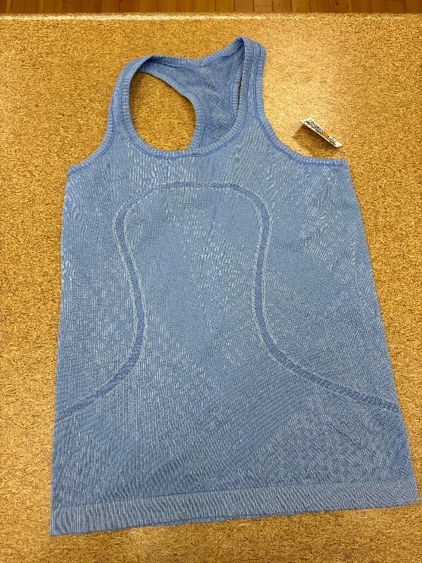 Yoga Tops for Better Support and Stretch -Athletic Tank Top By Lululemon In Blue, Size: 6 Yoga Tops for Better Support and Stretch -Athletic Tank Top By Lululemon In Blue, Size: 6
