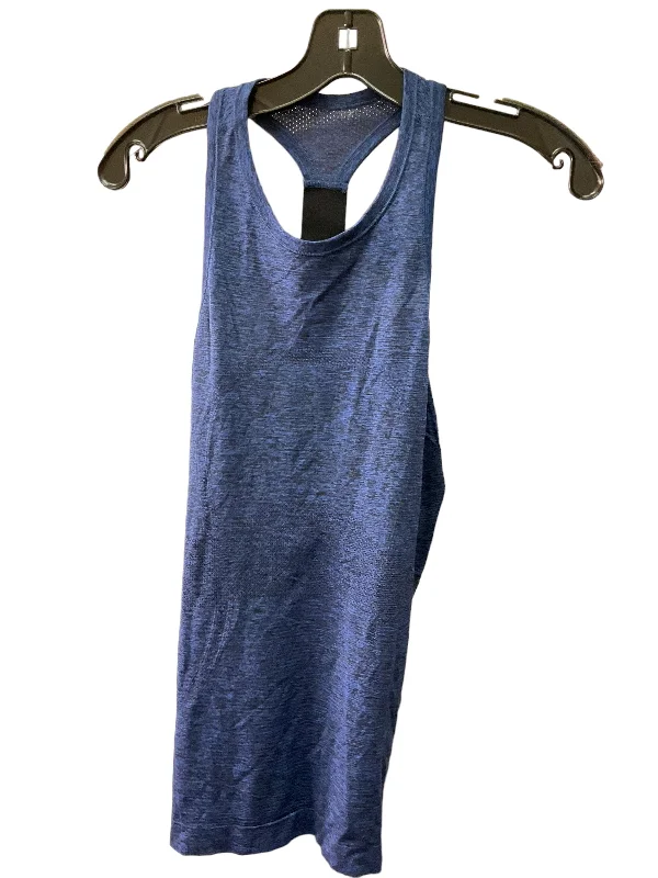 Yoga Tops for Comfortable Stretching and Posing -Athletic Tank Top By Lululemon In Blue, Size: 6