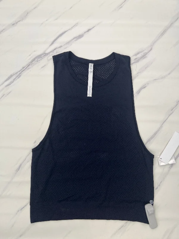 Yoga Tops with Adjustable Fit for Custom Support -Athletic Tank Top By Lululemon In Blue, Size: 6