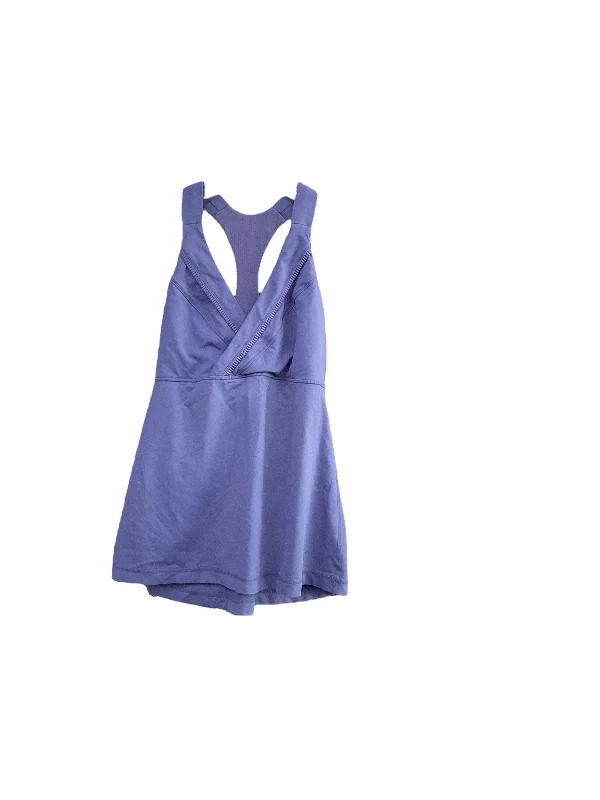 Stylish Yoga Tops for Training -Athletic Tank Top By Lululemon In Blue, Size: 8