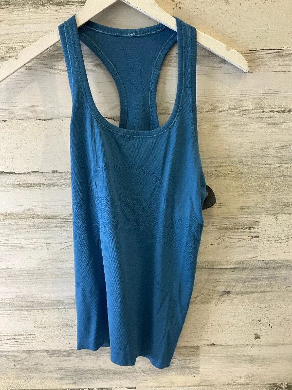 Yoga Tops for Active and Relaxing Sessions -Athletic Tank Top By Lululemon In Blue, Size: 8 Yoga Tops for Active and Relaxing Sessions -Athletic Tank Top By Lululemon In Blue, Size: 8