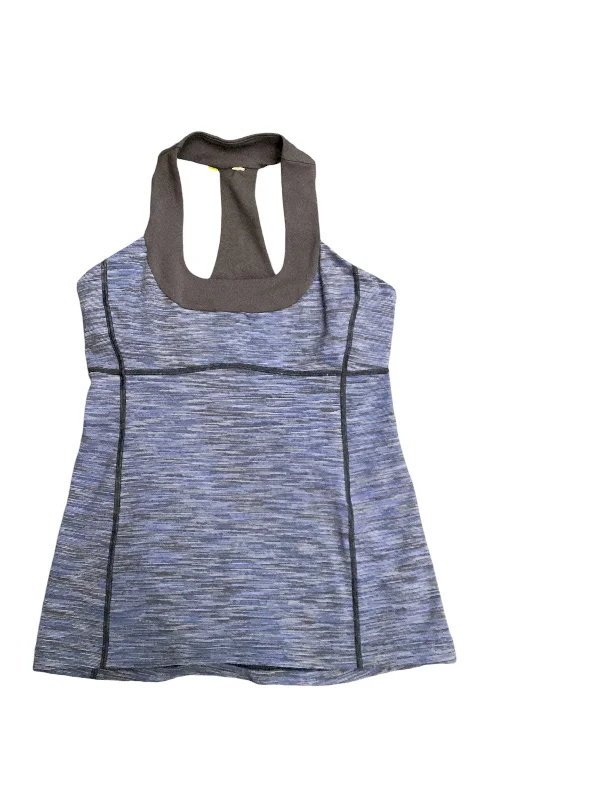 Yoga Tops with Breathable Fabric -Athletic Tank Top By Lululemon In Blue, Size: 8