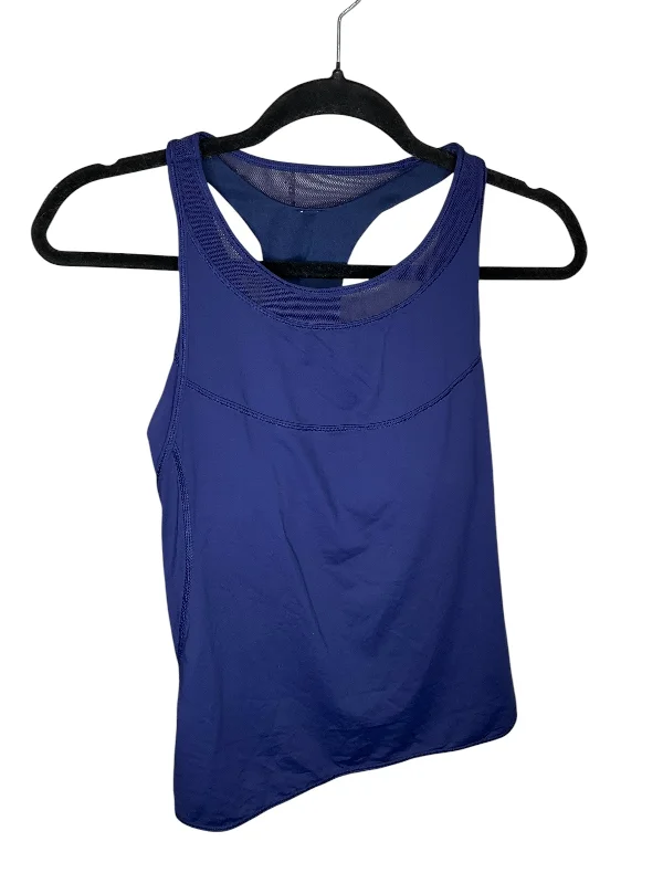 Yoga Tops for All Yoga Poses -Athletic Tank Top By Lululemon In Blue, Size: 8