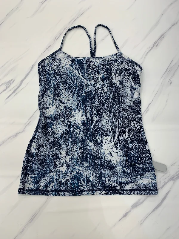 Comfortable Yoga Tops with Stylish Designs -Athletic Tank Top By Lululemon In Blue, Size: 8 Comfortable Yoga Tops with Stylish Designs -Athletic Tank Top By Lululemon In Blue, Size: 8