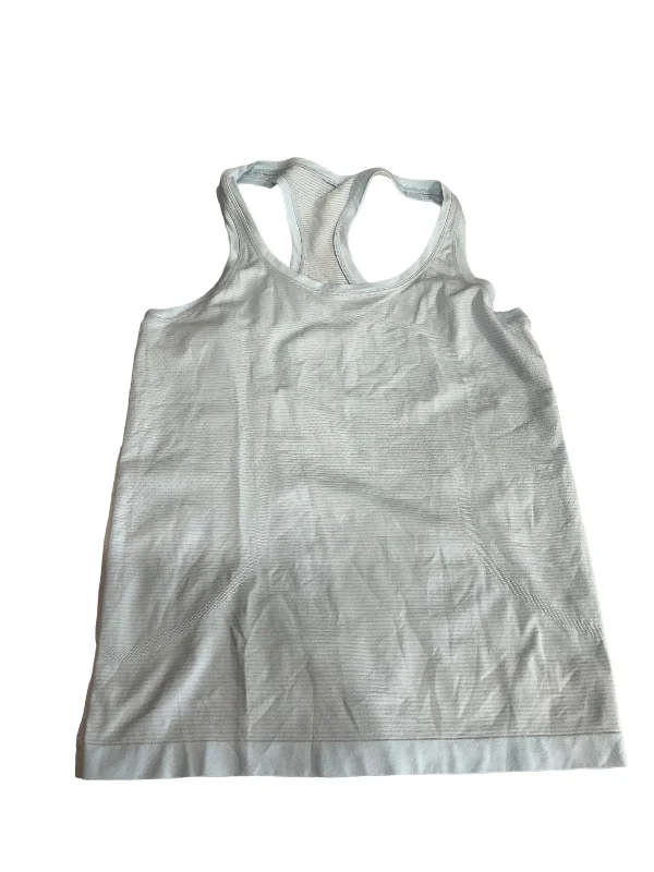 Soft and Stretchable Yoga Tops -Athletic Tank Top By Lululemon In Blue, Size: M