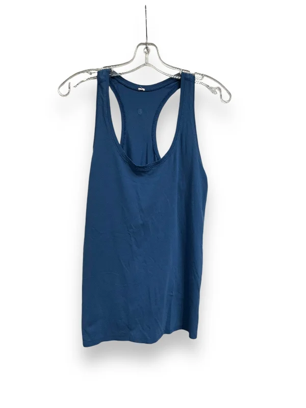 Yoga Tops for All-Day Comfort -Athletic Tank Top By Lululemon In Blue, Size: M