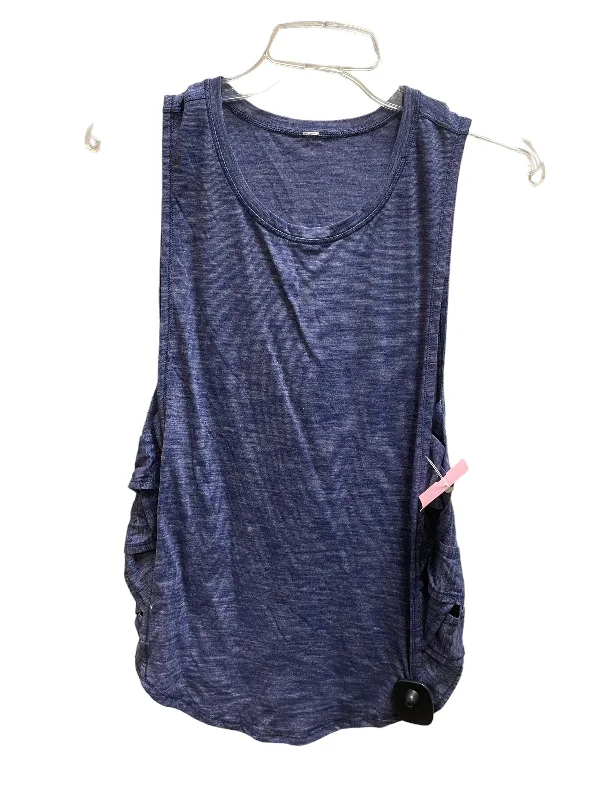 Tight-Fitting Yoga Tops -Athletic Tank Top By Lululemon In Blue, Size: M