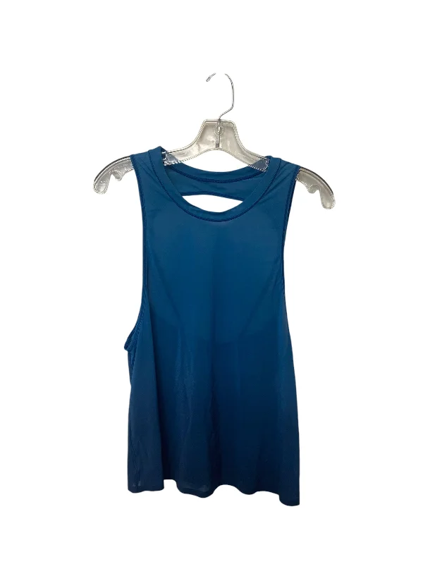 Soft and Comfortable Yoga Tops -Athletic Tank Top By Lululemon In Blue, Size: M