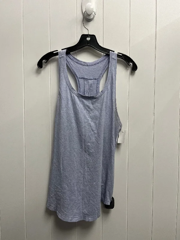 Yoga Tops for Fitness Training -Athletic Tank Top By Lululemon In Blue, Size: M