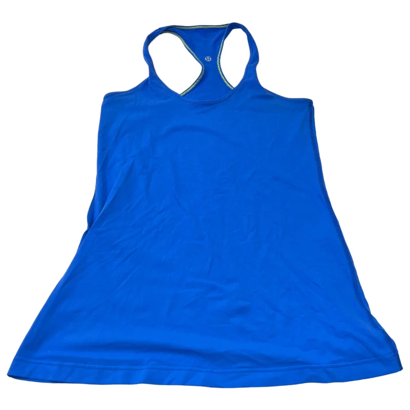 Yoga Tops for Comfort and Style -Athletic Tank Top By Lululemon In Blue, Size: M