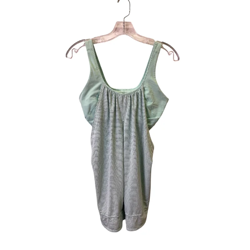 Yoga Tops with Full Coverage -Athletic Tank Top By Lululemon In Green Size:M