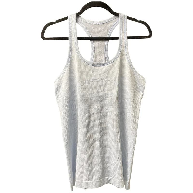 Yoga Tops for Flexibility and Stretch -Athletic Tank Top By Lululemon In Blue, Size: M Yoga Tops for Flexibility and Stretch -Athletic Tank Top By Lululemon In Blue, Size: M