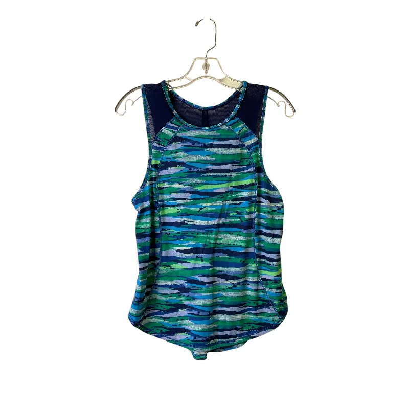 Yoga Tops for Intense Yoga Workouts -Athletic Tank Top By Lululemon In Blue, Size:M