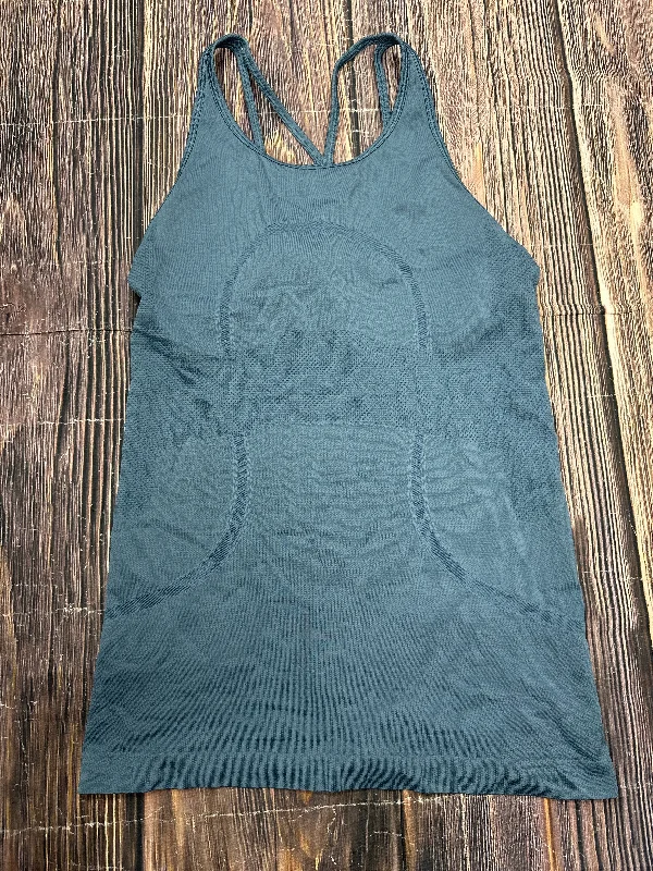 Yoga Tops with Flexible Fit -Athletic Tank Top By Lululemon In Blue, Size: S