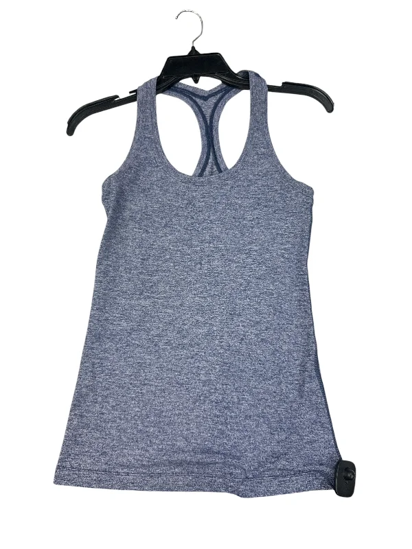 High-Waisted Yoga Tops for Better Fit -Athletic Tank Top By Lululemon In Blue, Size: S High-Waisted Yoga Tops for Better Fit -Athletic Tank Top By Lululemon In Blue, Size: S