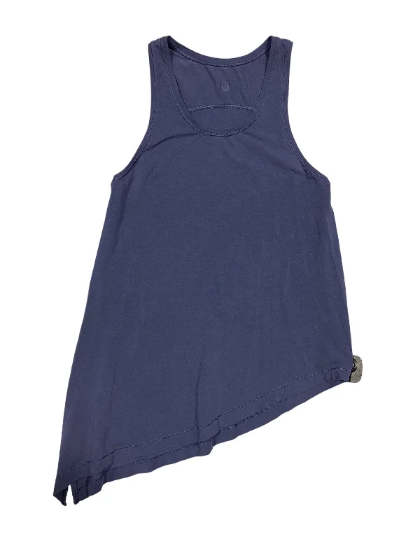Women's Yoga Tops with Breathable Materials -Athletic Tank Top By Lululemon In Blue, Size: S Women's Yoga Tops with Breathable Materials -Athletic Tank Top By Lululemon In Blue, Size: S