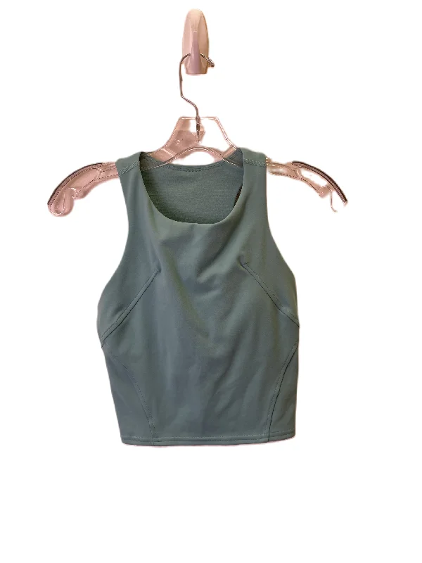Stylish Yoga Tops for Outdoor Activities -Athletic Tank Top By Lululemon In Blue, Size: S