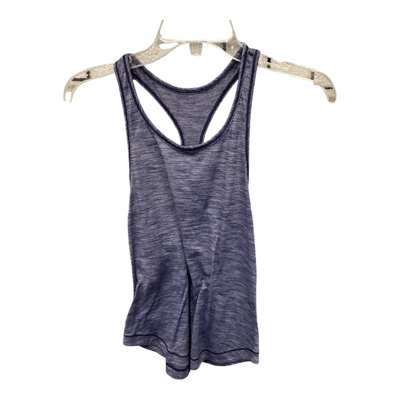 Loose Fit Yoga Tops for Comfort -Athletic Tank Top By Lululemon In Blue, Size: Xs