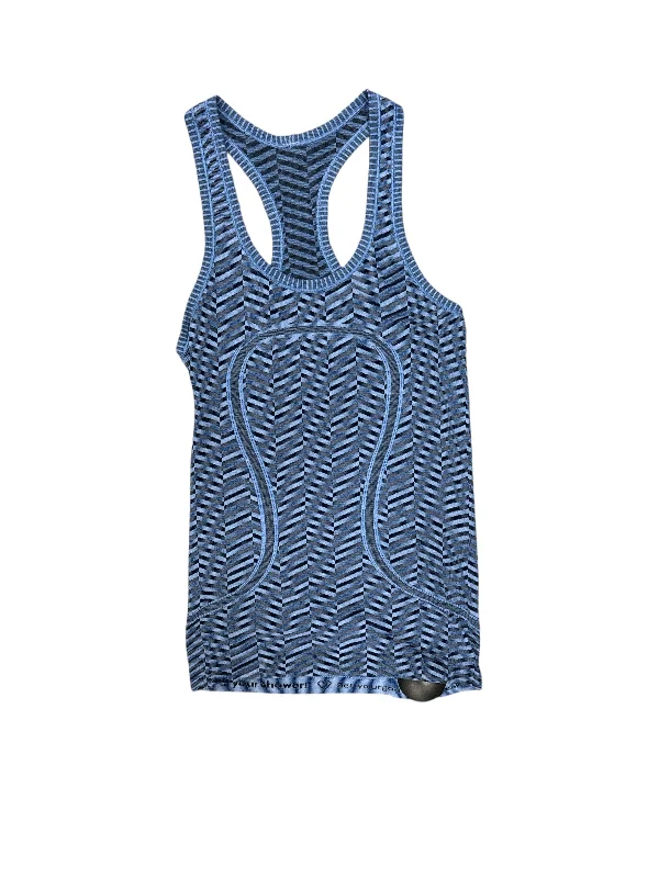Tight-Fitting Yoga Tops -Athletic Tank Top By Lululemon In Blue, Size: Xs