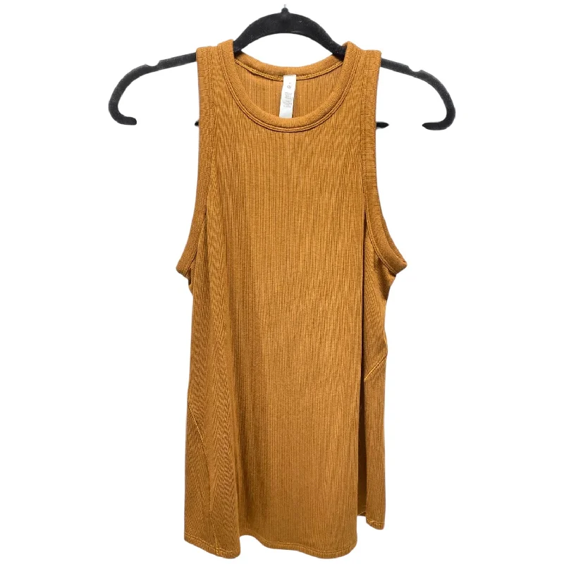 Loose-Fitting Yoga Tops -Athletic Tank Top By Lululemon In Brown, Size: 10