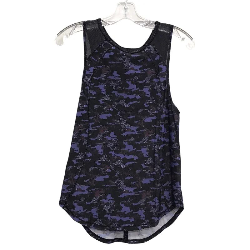 Fitted Yoga Tops for Optimal Movement -Athletic Tank Top By Lululemon In Camouflage Print, Size:S Fitted Yoga Tops for Optimal Movement -Athletic Tank Top By Lululemon In Camouflage Print, Size:S