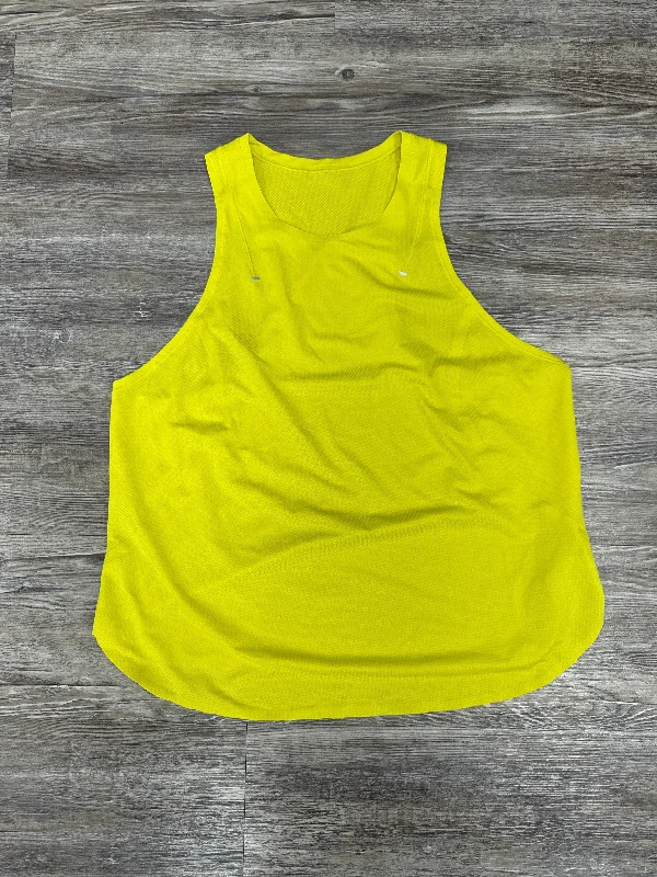 Seamless Yoga Tops for Active Sessions -Athletic Tank Top By Lululemon In Chartreuse, Size: M Seamless Yoga Tops for Active Sessions -Athletic Tank Top By Lululemon In Chartreuse, Size: M