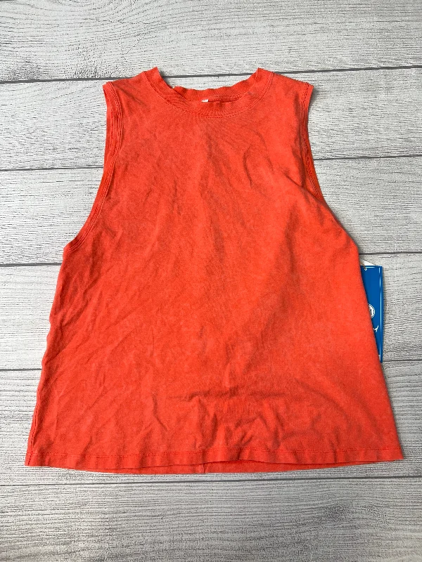 Stylish Yoga Tops with Adjustable Fit -Athletic Tank Top By Lululemon In Coral, Size: 6
