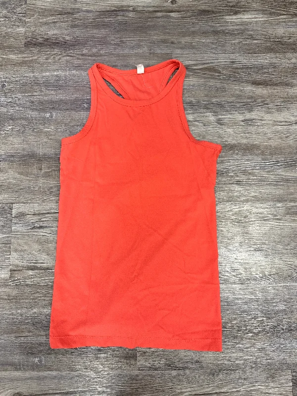 Yoga Tops for Easy Movement and Comfort -Athletic Tank Top By Lululemon In Coral, Size: 8 Yoga Tops for Easy Movement and Comfort -Athletic Tank Top By Lululemon In Coral, Size: 8