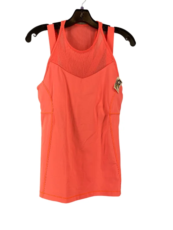 Yoga Tops for Flexibility and Support -Athletic Tank Top By Lululemon In Coral, Size: M