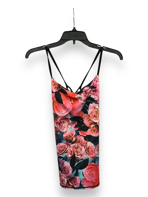 Yoga Tops for Movement and Flexibility Support -Athletic Tank Top By Lululemon In Floral Print, Size: S