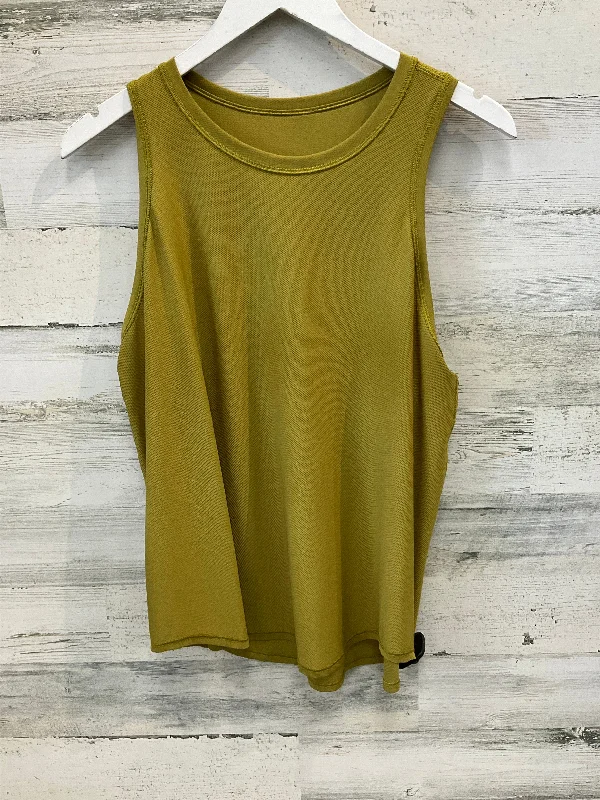 Yoga Tops for Relaxed Yoga and Poses -Athletic Tank Top By Lululemon In Gold, Size: M