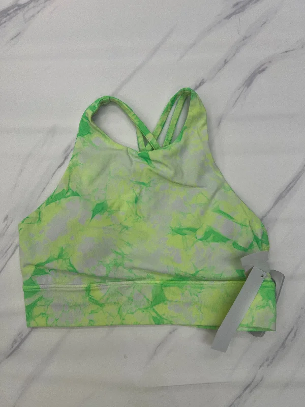 High-Neck Yoga Tops for Maximum Comfort -Athletic Tank Top By Lululemon In Green, Size: 10